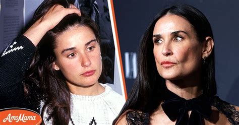 Demi Moore Stood By Her Dying Mothers Side。